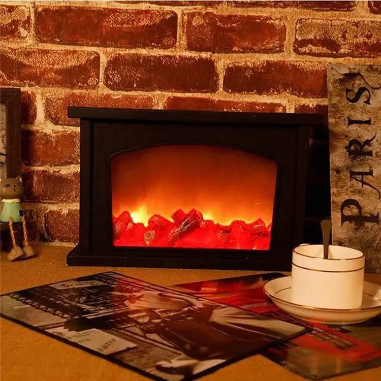 Flameless Fireplace Lantern